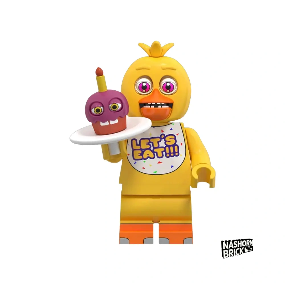 Five Nights at Freddy's Chica Custom-Minifigur - Five Nights at Freddy's