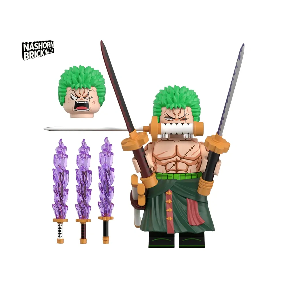 Roronoa Zoro Kompatible Version Minifigur - One Piece
