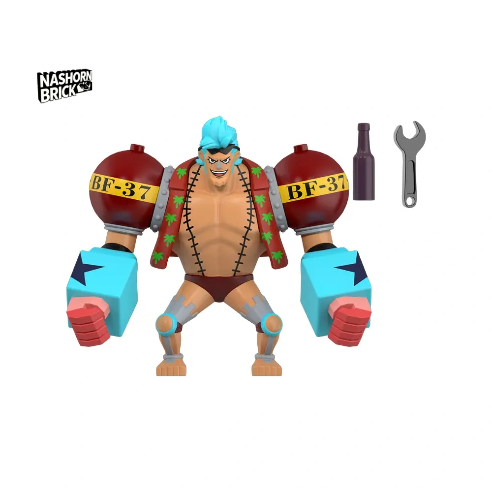 Franky Kompatible Version Minifigur - One Piece