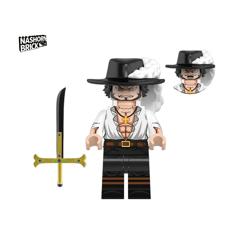 Dracule Mihawk Einzelne Minifigur - One Piece