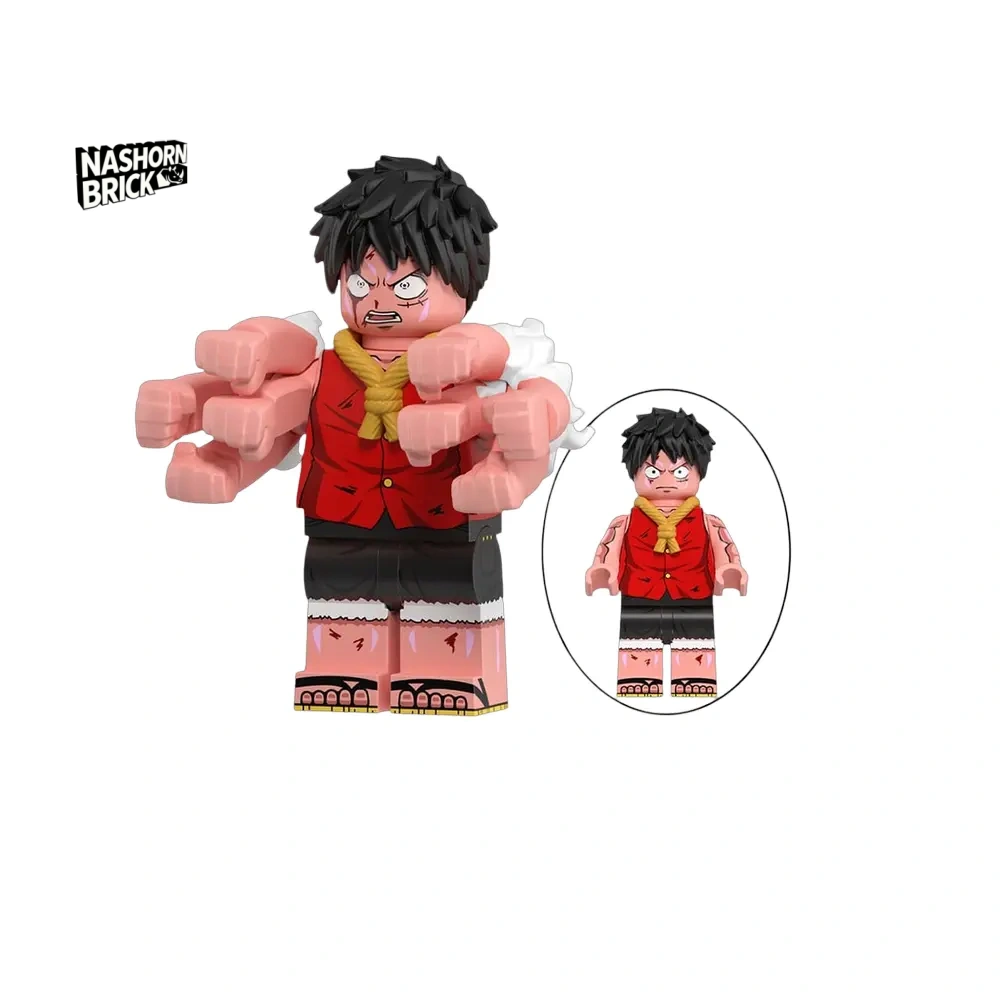Monkey D. Luffy (Gear 2) Minifigur - One Piece