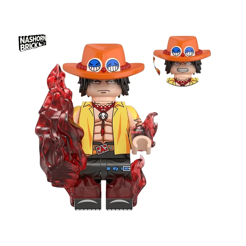 Portgas D. Ace Neue Version Minifigur - One Piece
