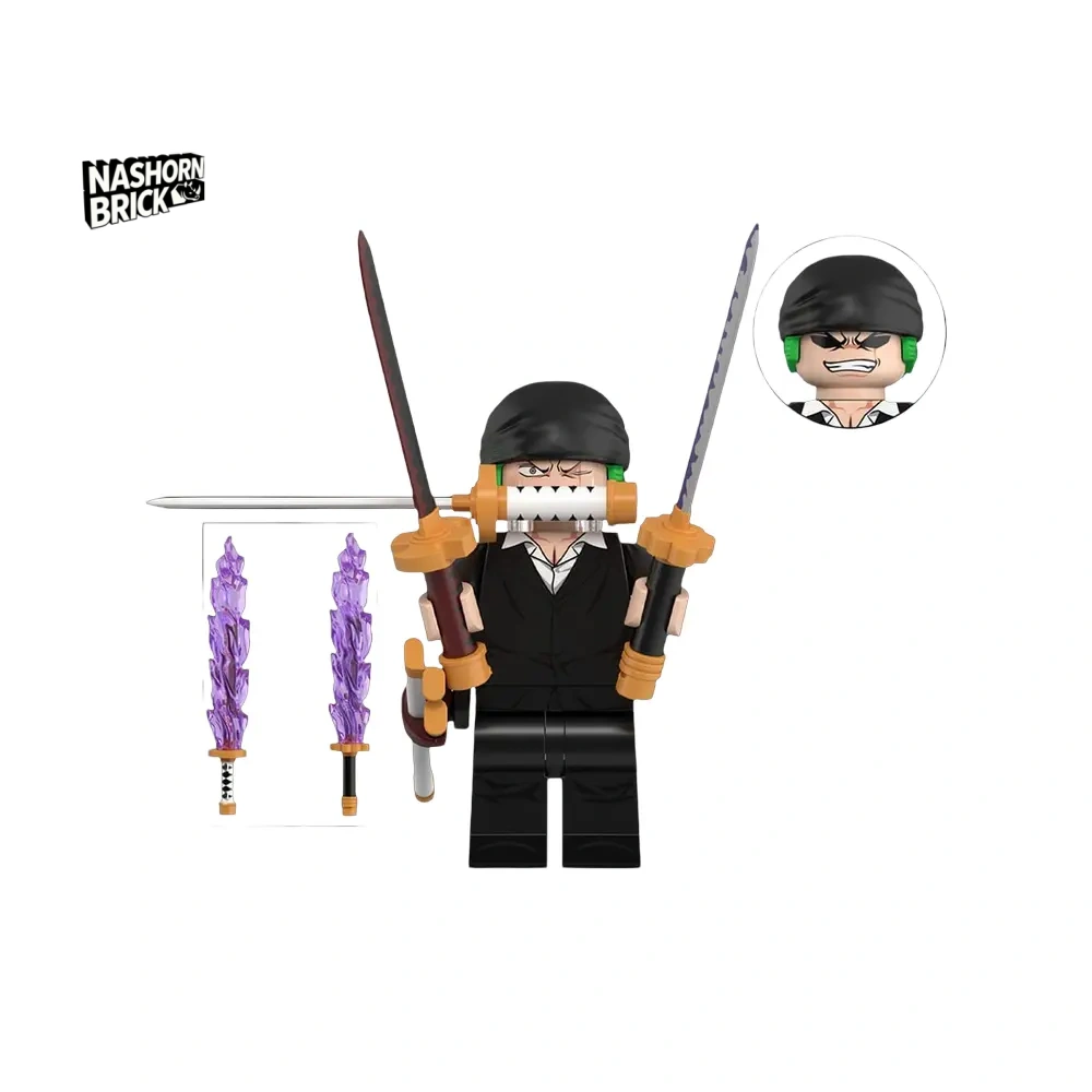 Roronoa Zoro Custom-Minifigur - One Piece