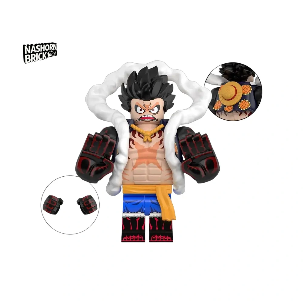 Monkey D. Luffy (Gear 4) Einzelne Minifigur - One Piece