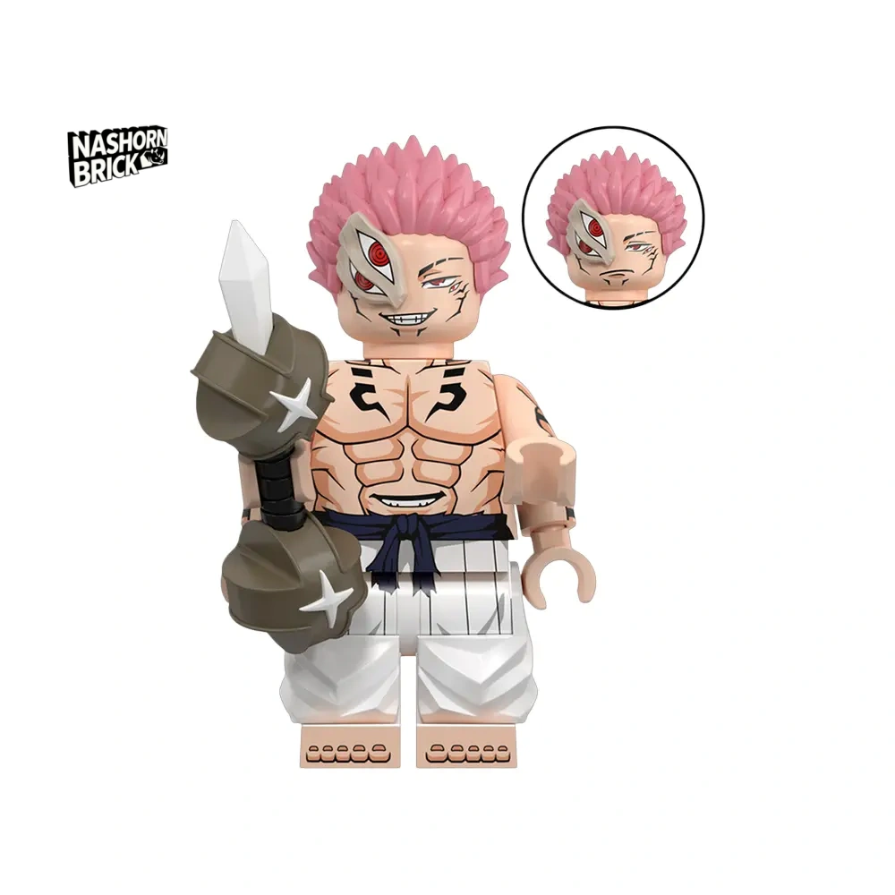 Ryomen Sukuna Custom-Minifigur - Jujutsu Kaisen