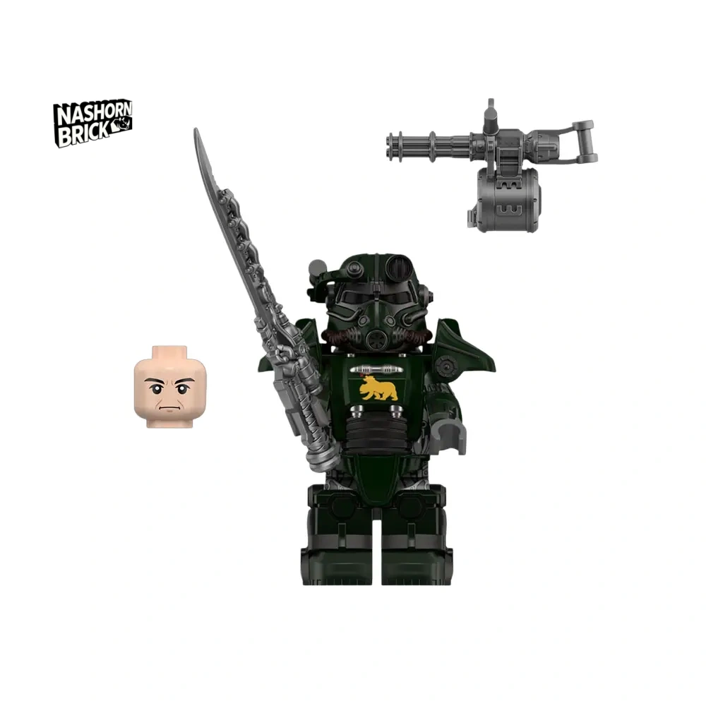 T-45 NCR Salvaged Power Armor Minifigur - Fallout