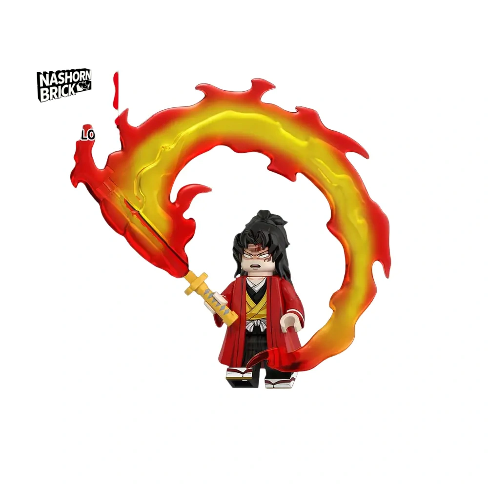 Yoriichi Tsugikuni Custom-Minifigur - Demon Slayer