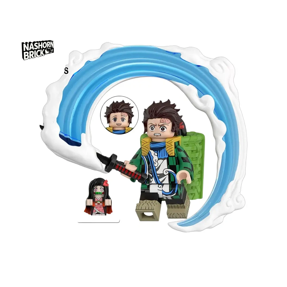 Tanjiro Kamado Kompatible Version Minifigur - Demon Slayer