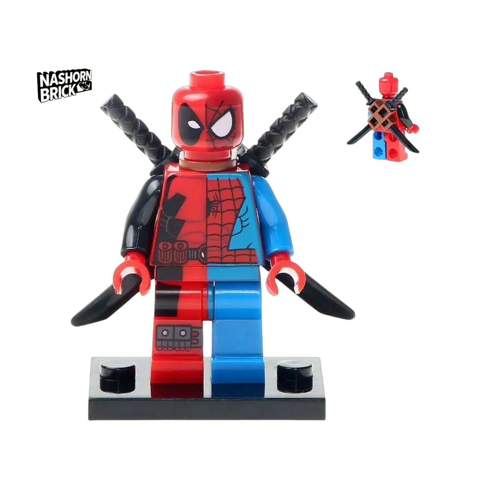 Deadpool-Spider-man Minifigur