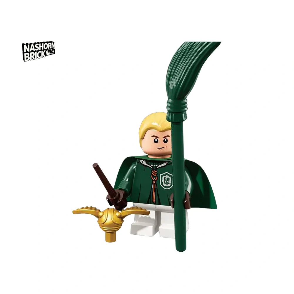 Draco Malfoy (Quidditch) Custom-Minifigur - Harry Potter