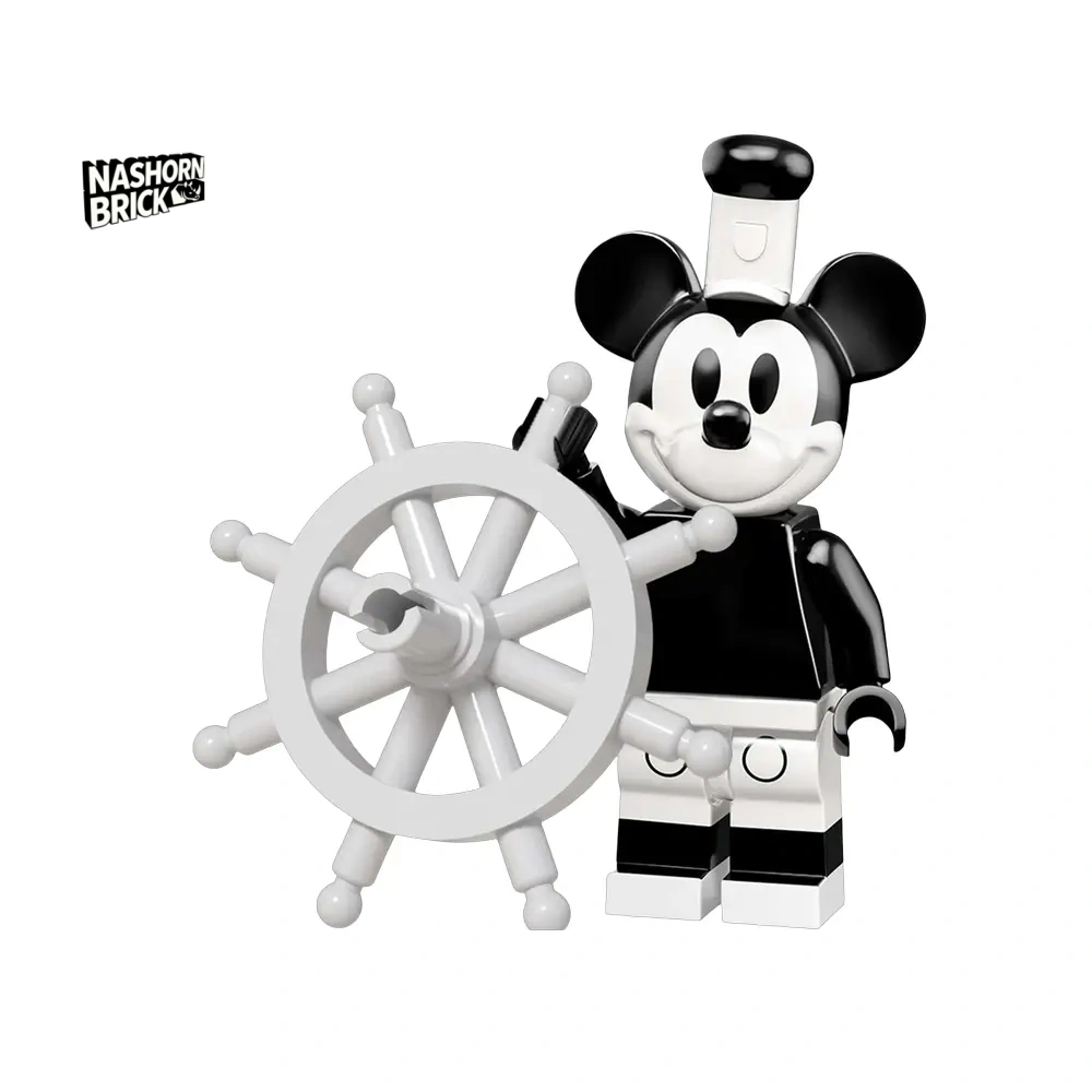 Mickey Mouse (Steamboat Willie) Minifigur - Disney