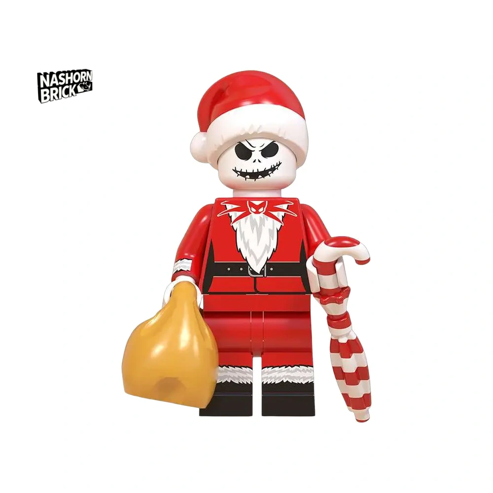 Santa Jack Skellington Custom-Minifigur - The Nightmare Before Christmas