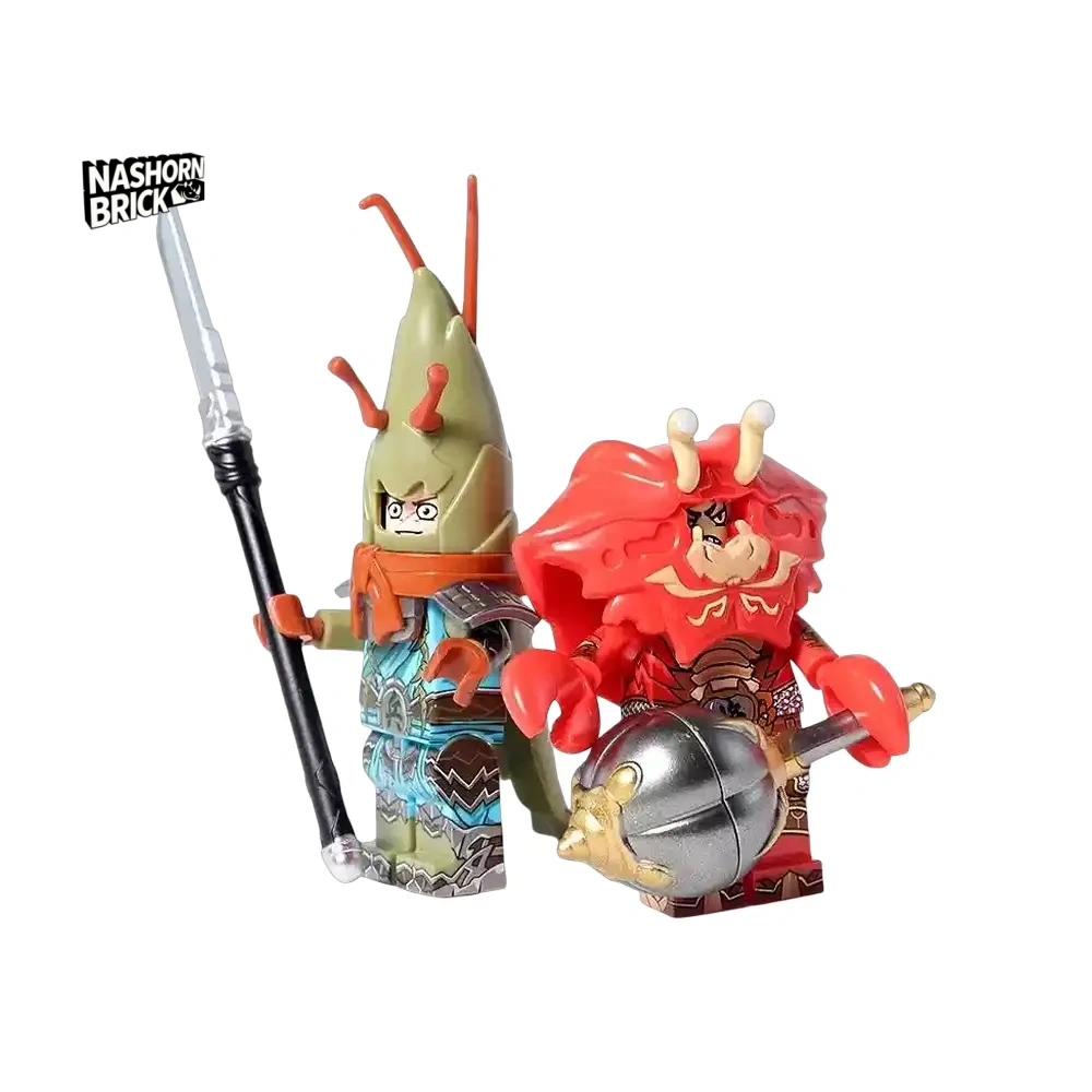 Crab General & Shrimp Soldier Decool Minifigur - Journey to the West