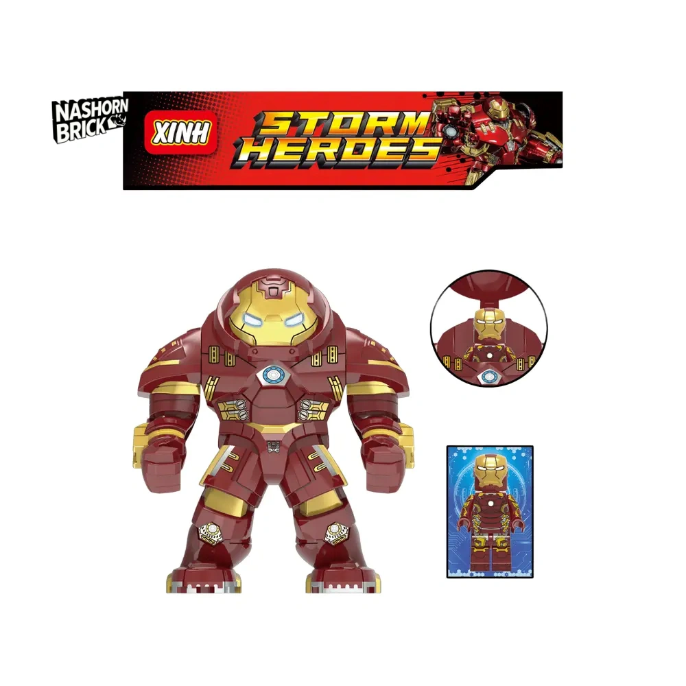 Iron Man Mk 44 Hulkbuster Großfigur-Minifigur