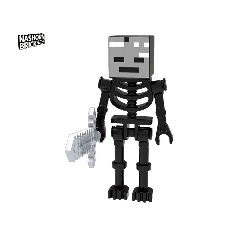 Wither Skeleton Minifigur - Minecraft
