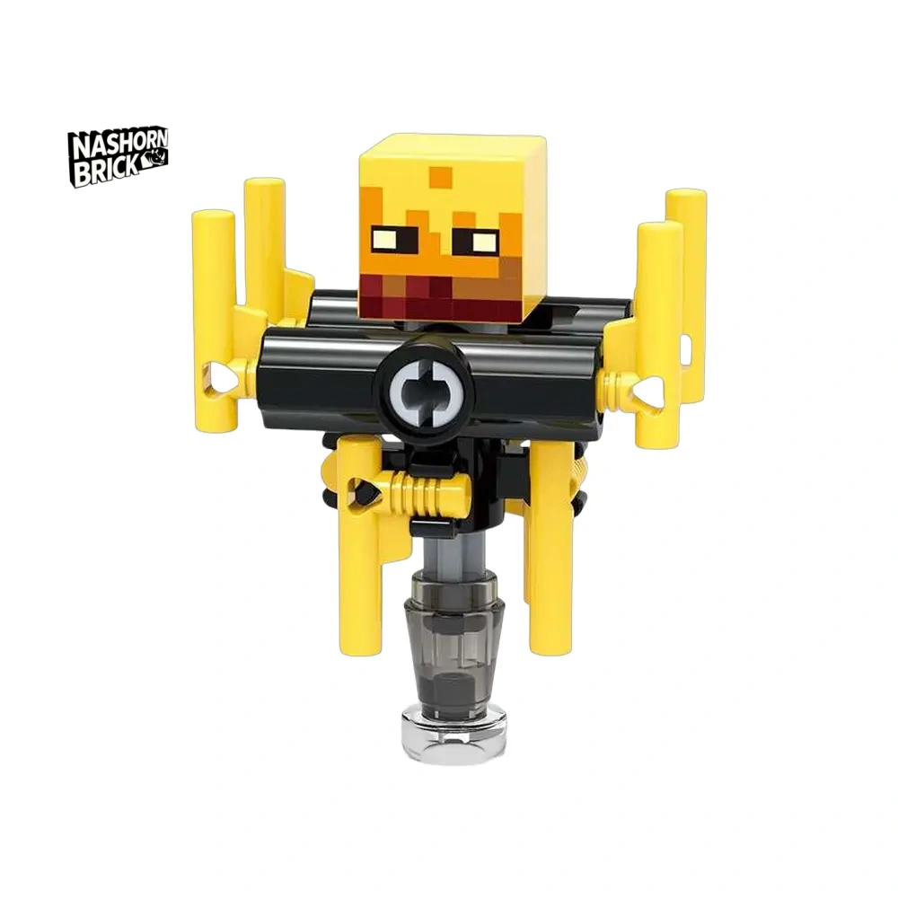 Blaze Minifigur - Minecraft