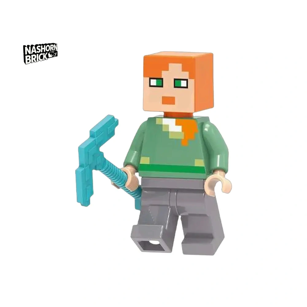 Alex Minifigur - Minecraft