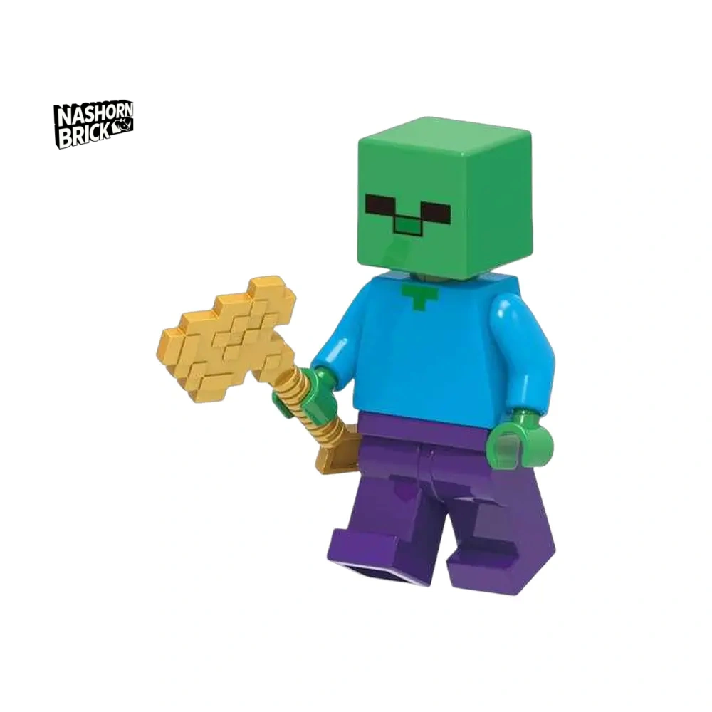 Zombie Minifigur - Minecraft