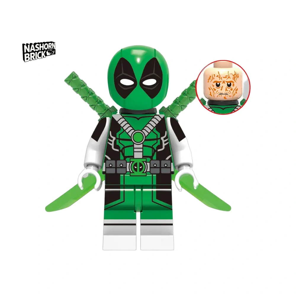 Green Lantern Deadpool Minifigur