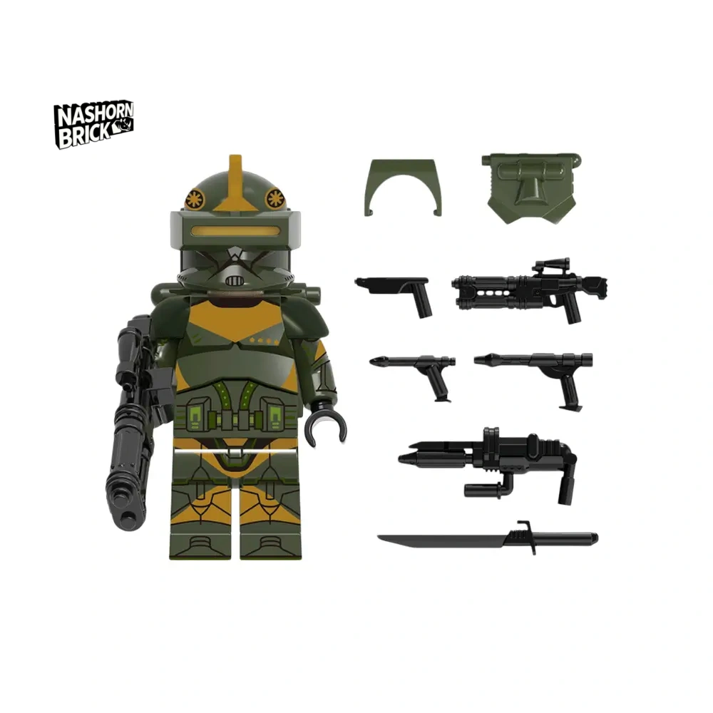 3291st Forest Combat Battalion Clone Trooper Minifigur Star Wars