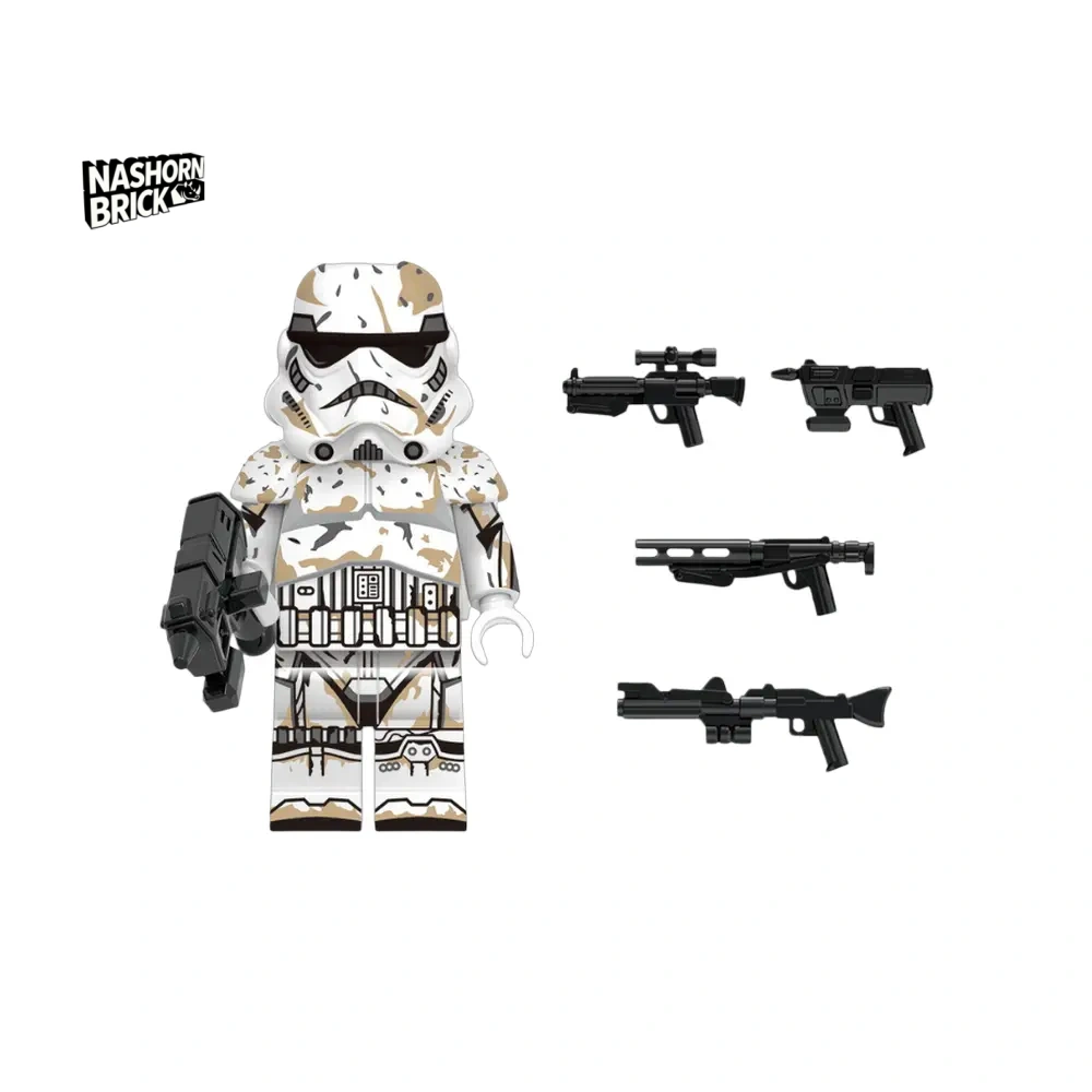 Stormtrooper Battle Damaged Star Wars Custom-Minifigur