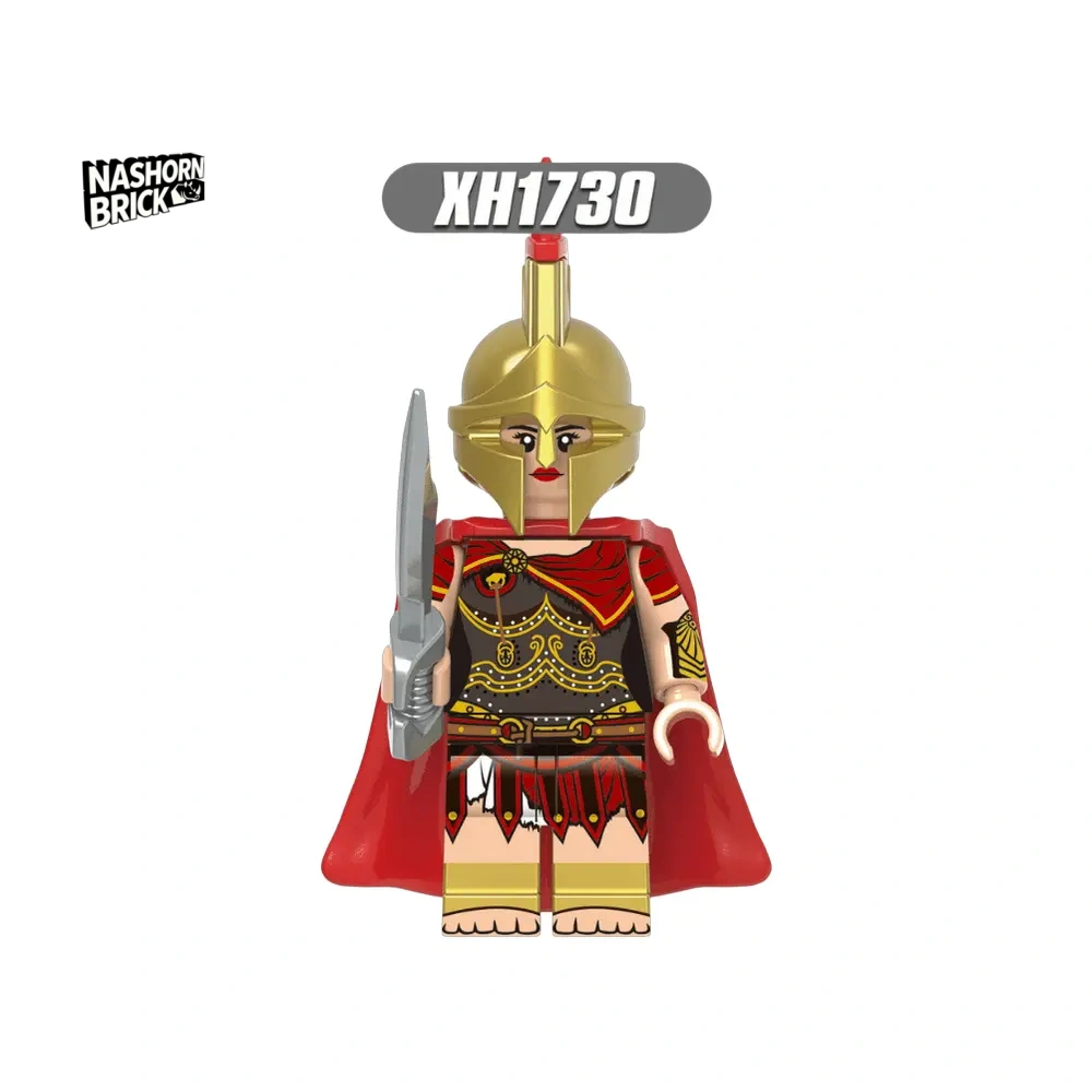 Medieval Spartan Warrior Custom-Minifigur - Soldier