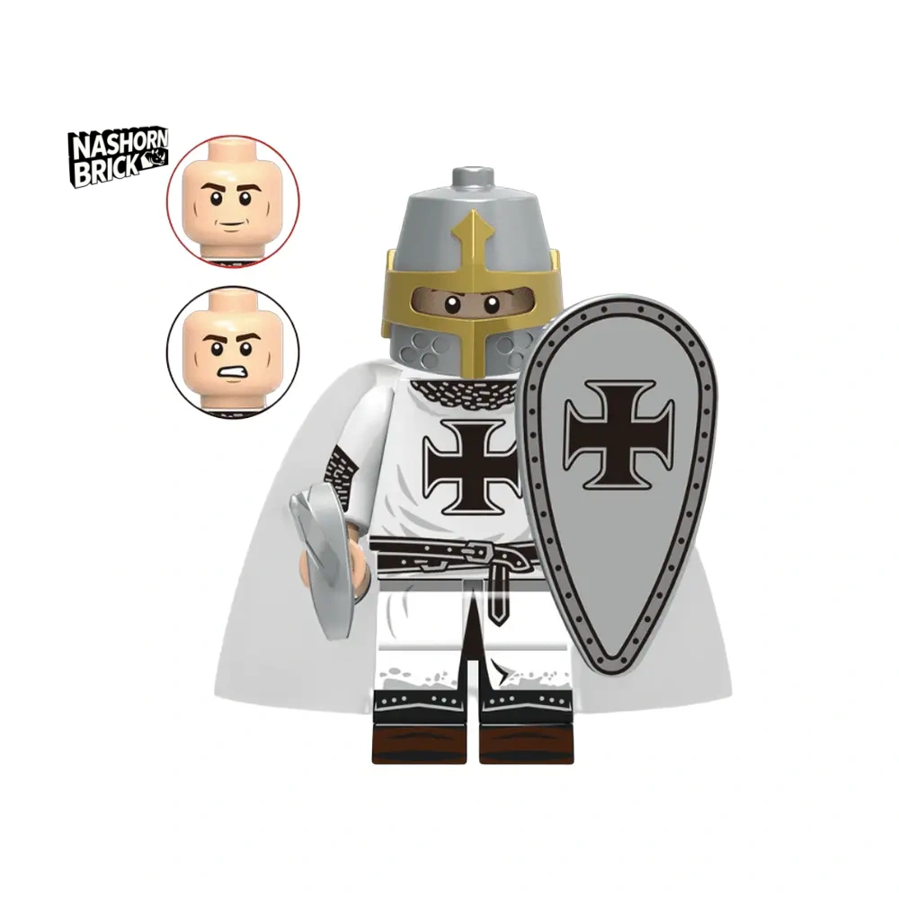 Classic Teutonic Knight Custom-Minifigur