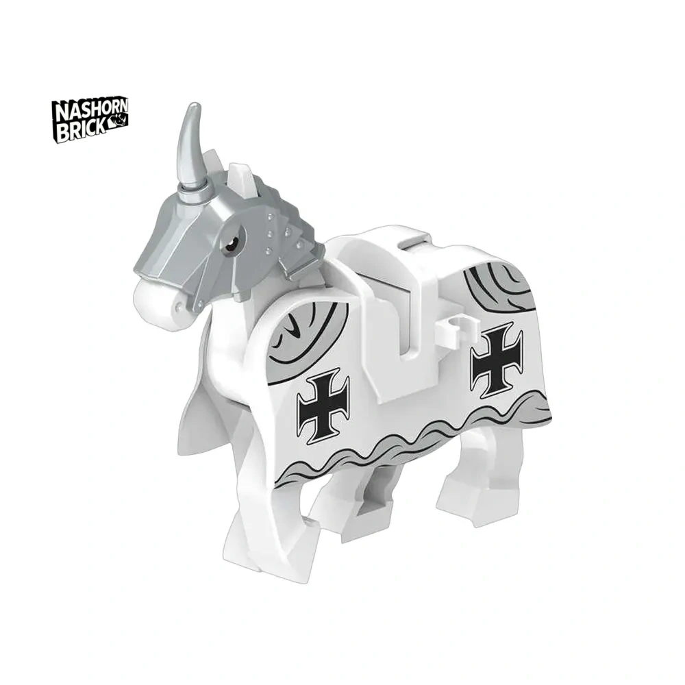 Medieval Mount War Horse Minifigur #9 - Mount