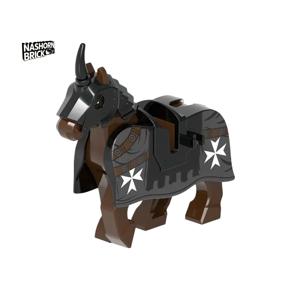 Medieval Mount War Horse Minifigur #8 - Mount