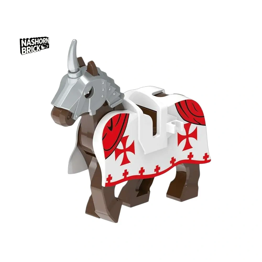 Medieval Mount War Horse Minifigur #7 - Mount