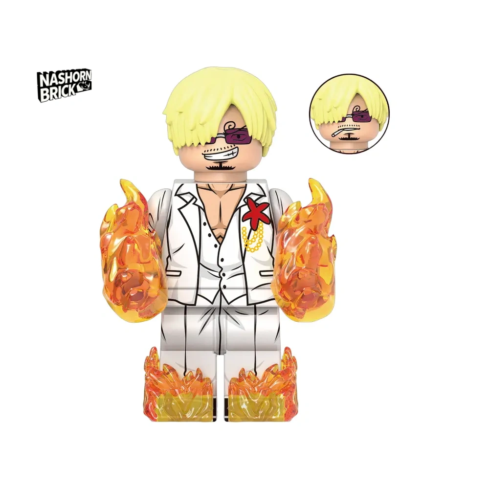 Sanji Neue Version Minifigur - One Piece