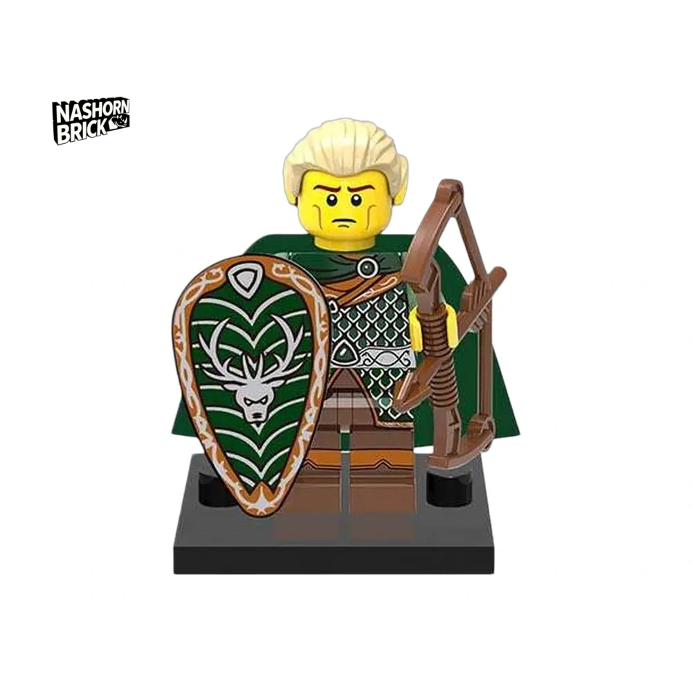 Medieval Elf Hunter Minifigur - Soldier