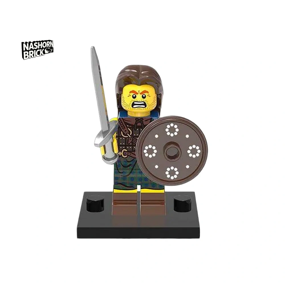 Medieval Highland Warrior Minifigur - Soldier