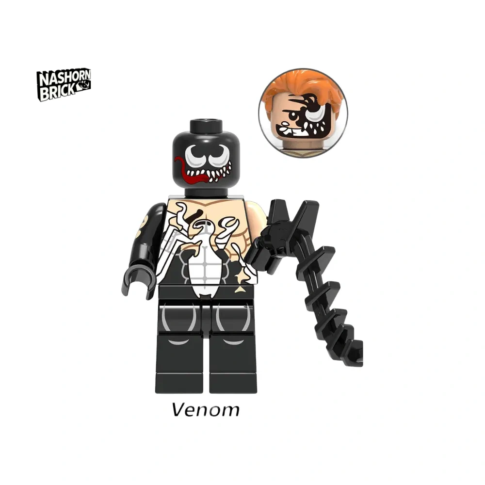 Venom Custom-Minifigur Brick Toy