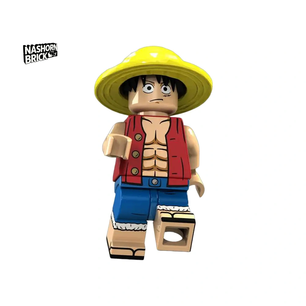 Monkey D. Luffy Custom-Minifigur - One Piece