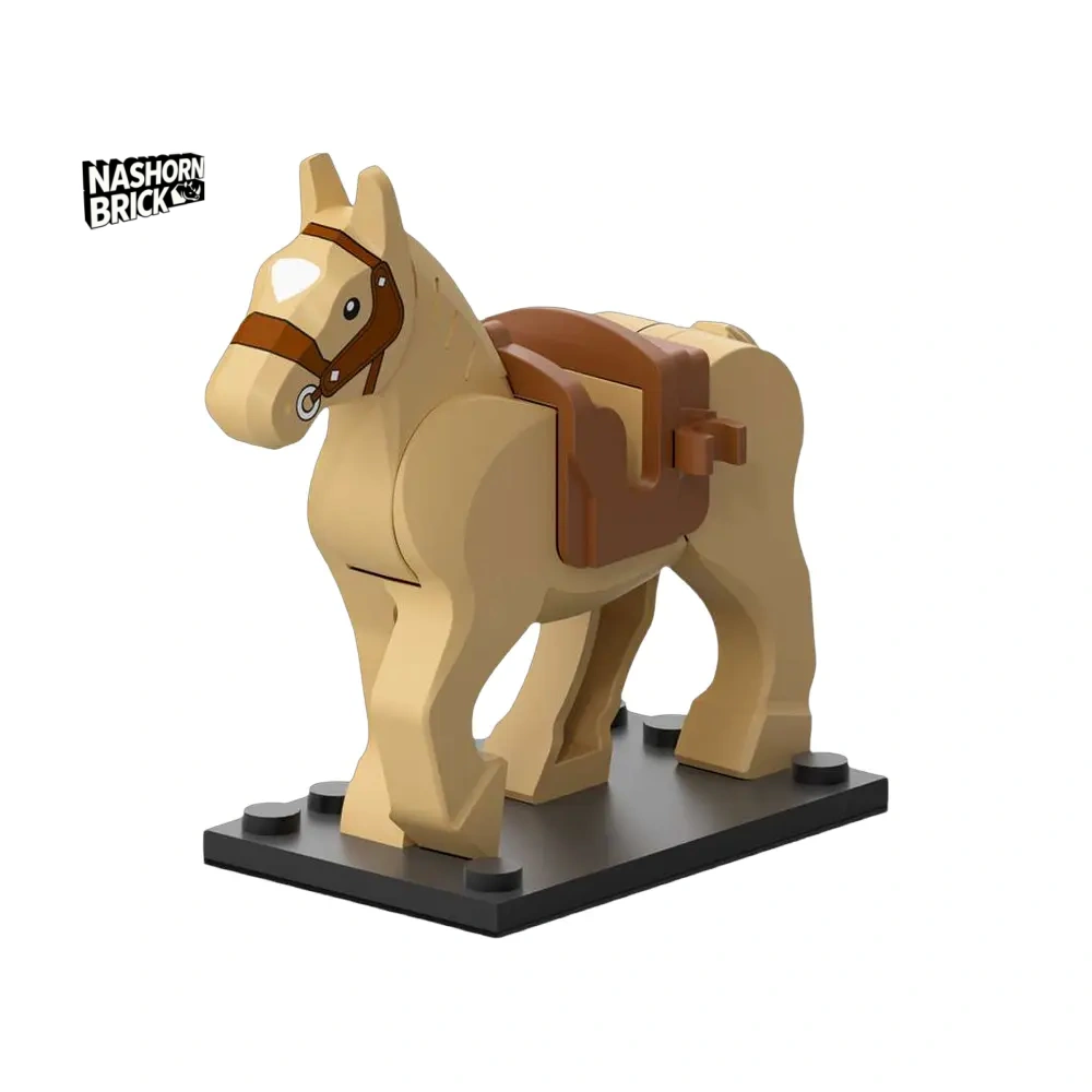 Medieval War Horse Custom-Minifigur - Mount