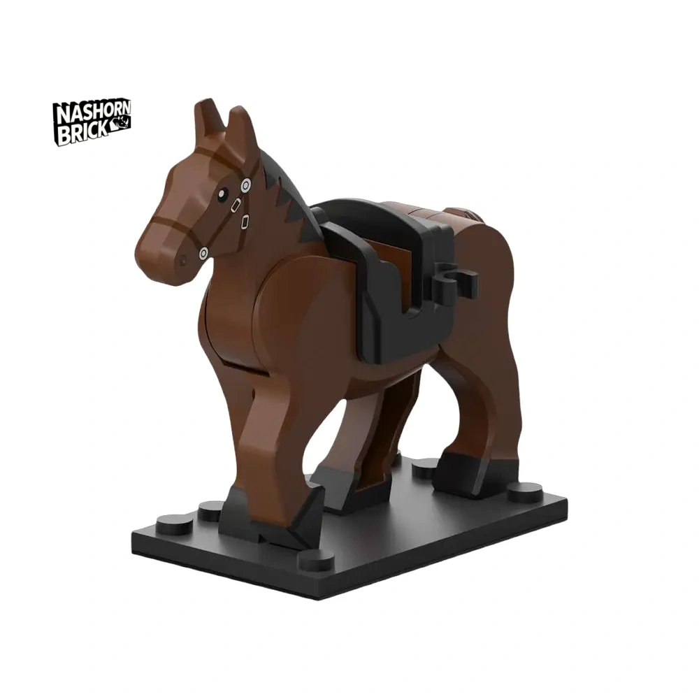 Medieval War Horse Klassische Minifigur - Mount
