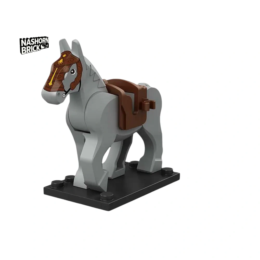 Medieval Mount War Horse Custom-Minifigur - Mount