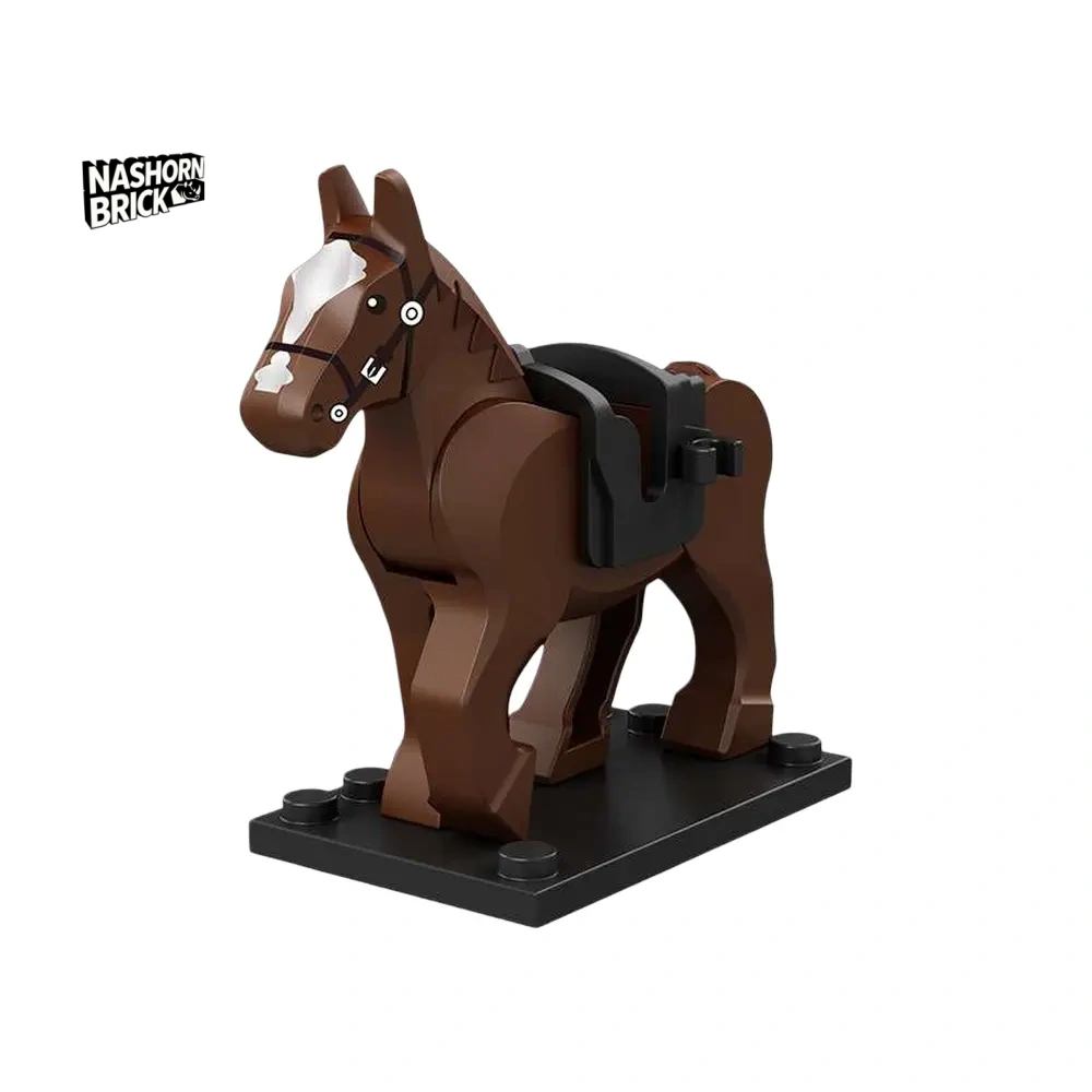 Medieval Mount War Horse Klassische Minifigur - Mount
