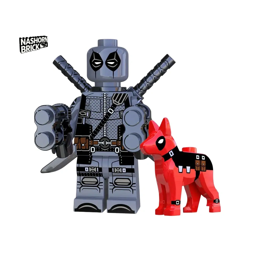 Deadpool Ash Covered Minifigur