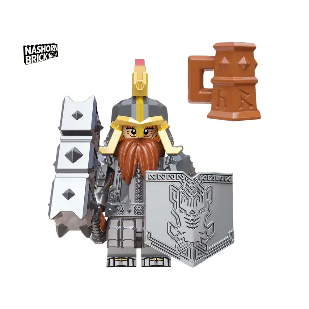 Lord of the Rings Dáin II Ironfoot Minifigur