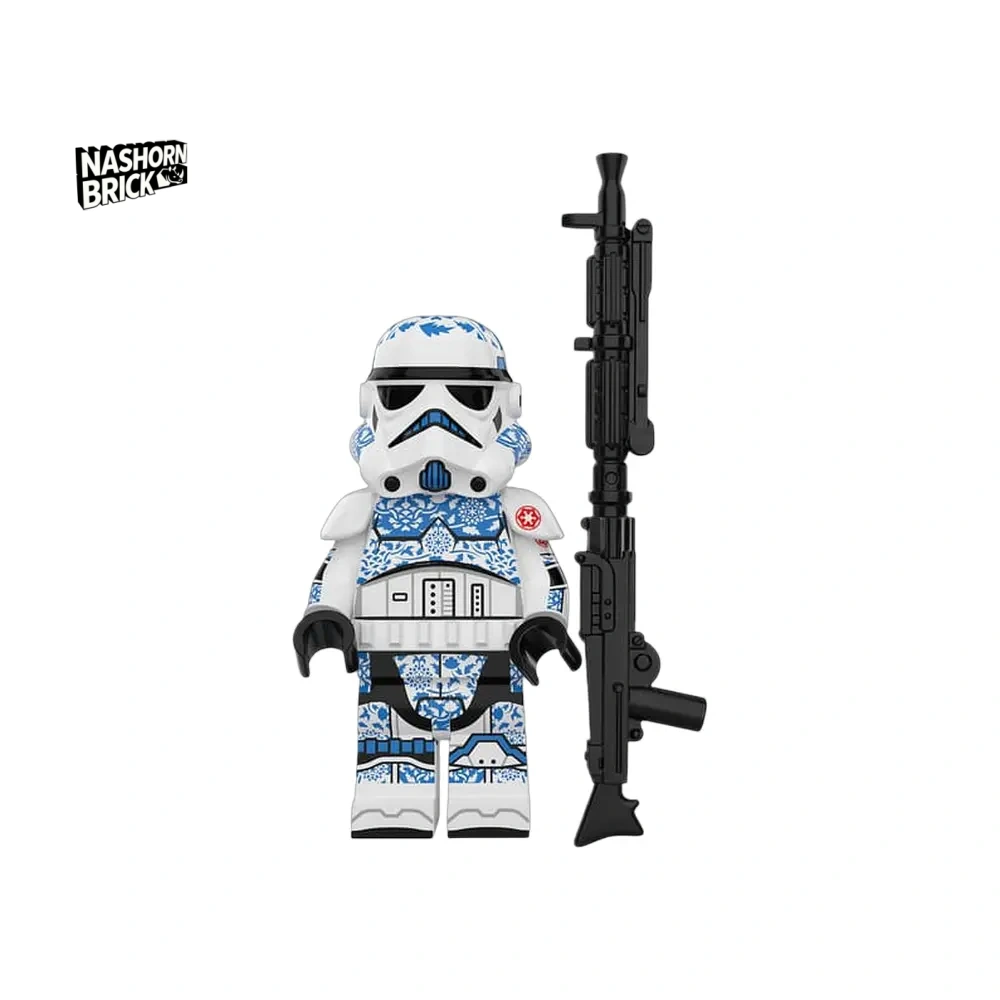 Stormtrooper Porcelain Pattern Version Minifigur Star Wars