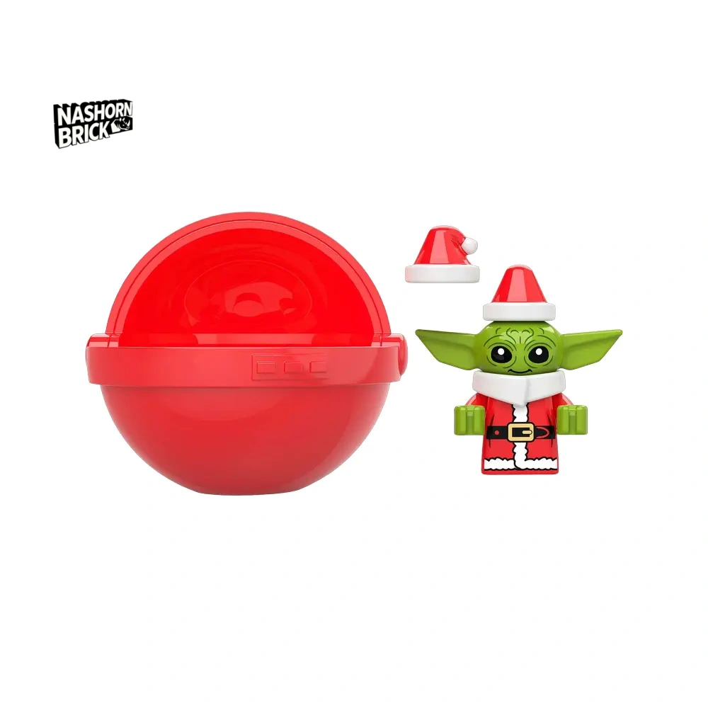 Santa Baby Yoda Minifigur Star Wars