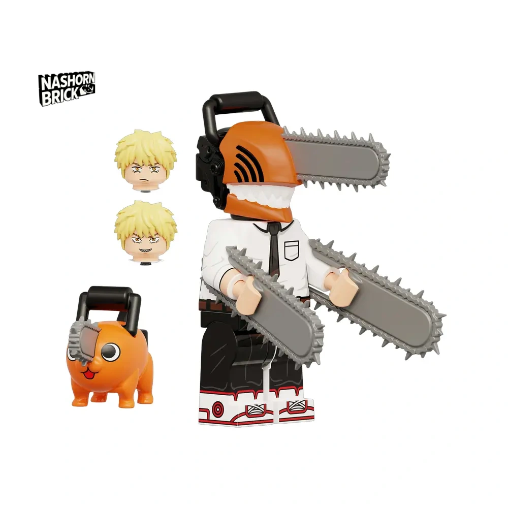 Denji Einzelne Minifigur - Chainsaw Man