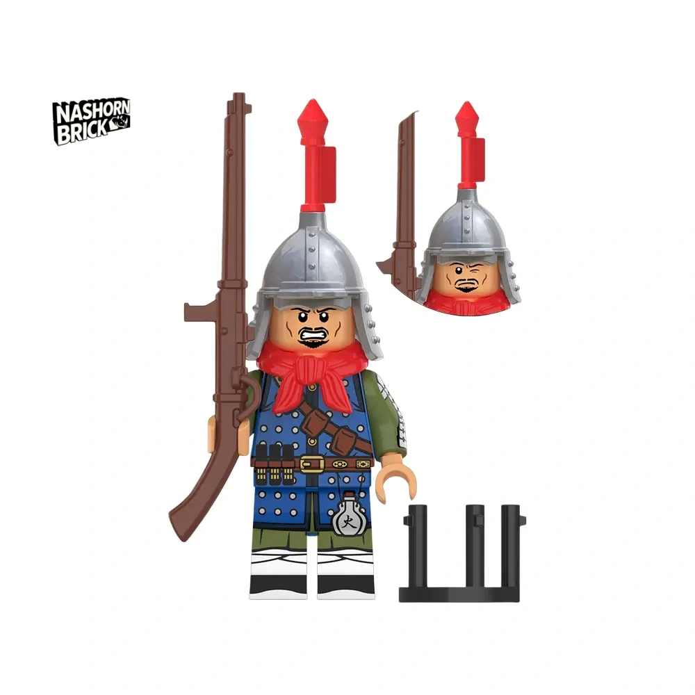 Medieval Ming Dynasty Soldier (Matchlock) Minifigur - Soldier