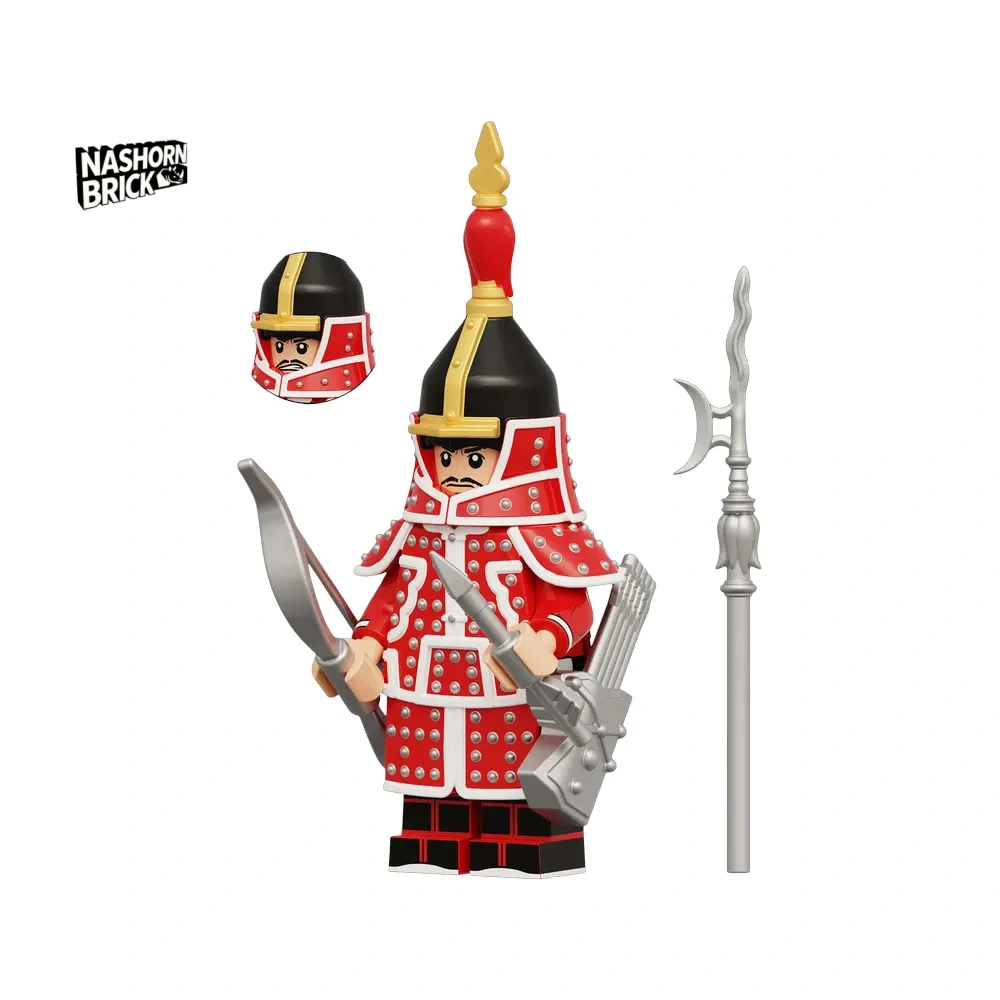 Bordered Red Banner Custom-Minifigur