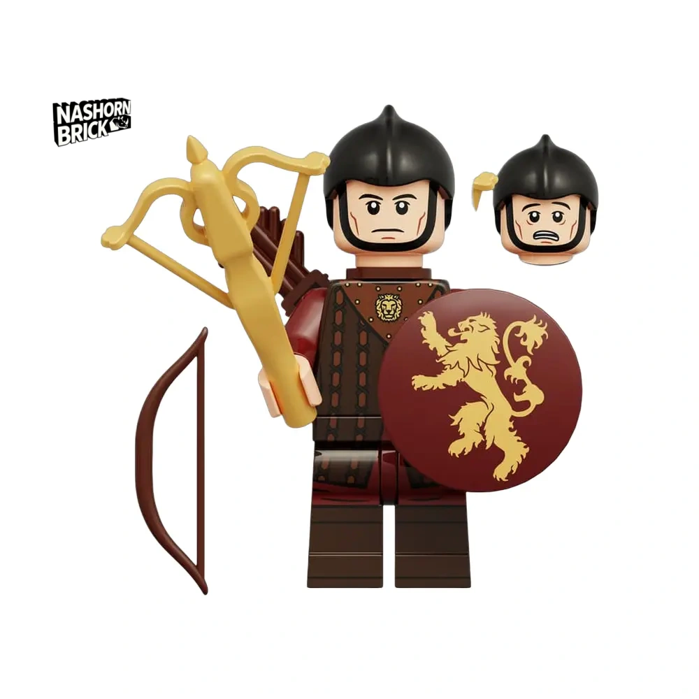 Medieval Lannister Bowman Minifigur - Soldier