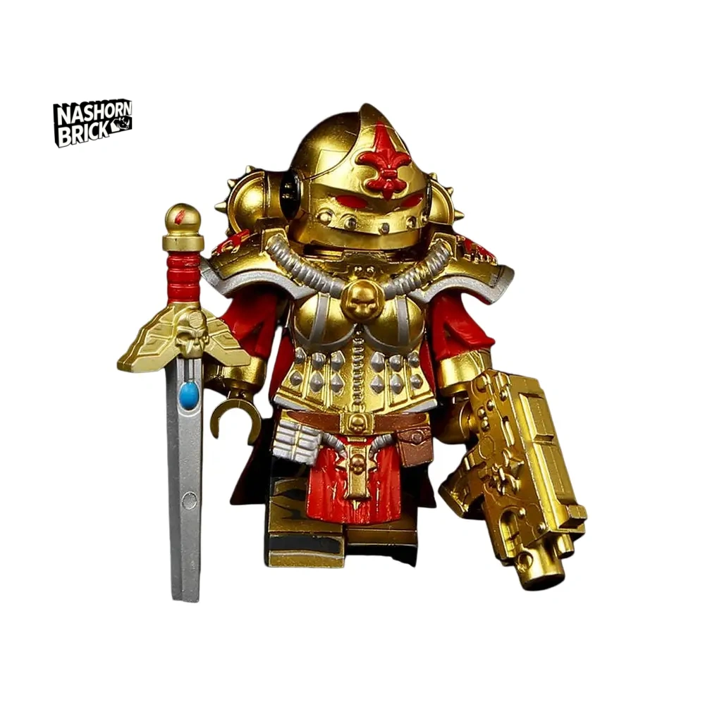Gold Battle Nun Minifigur - Warhammer 40K