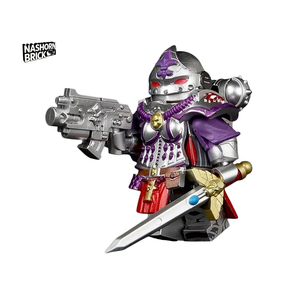 Purple Battle Nun Minifigur - Warhammer 40K