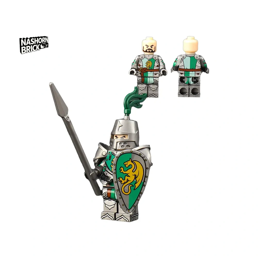 Green Dragon Knight Minifigur - Soldier